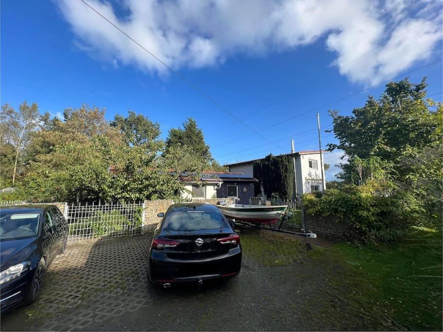 Luxurioeses Ferienhaus Am Ems Jade Kanal Sande Buitenkant foto