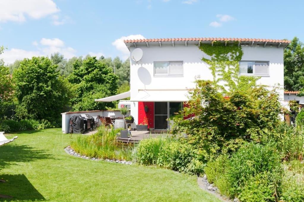 Luxurioeses Ferienhaus Am Ems Jade Kanal Sande Buitenkant foto