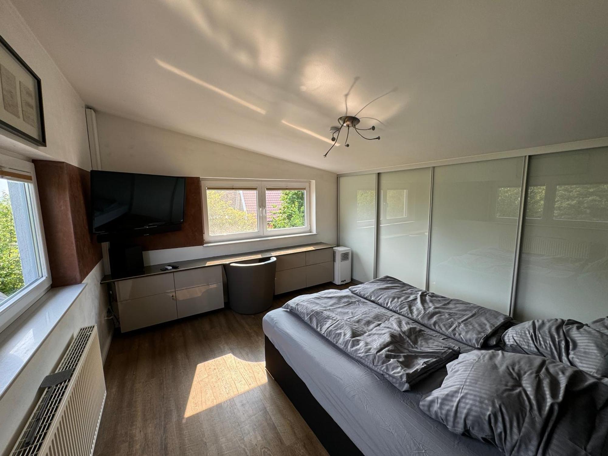 Luxurioeses Ferienhaus Am Ems Jade Kanal Sande Buitenkant foto