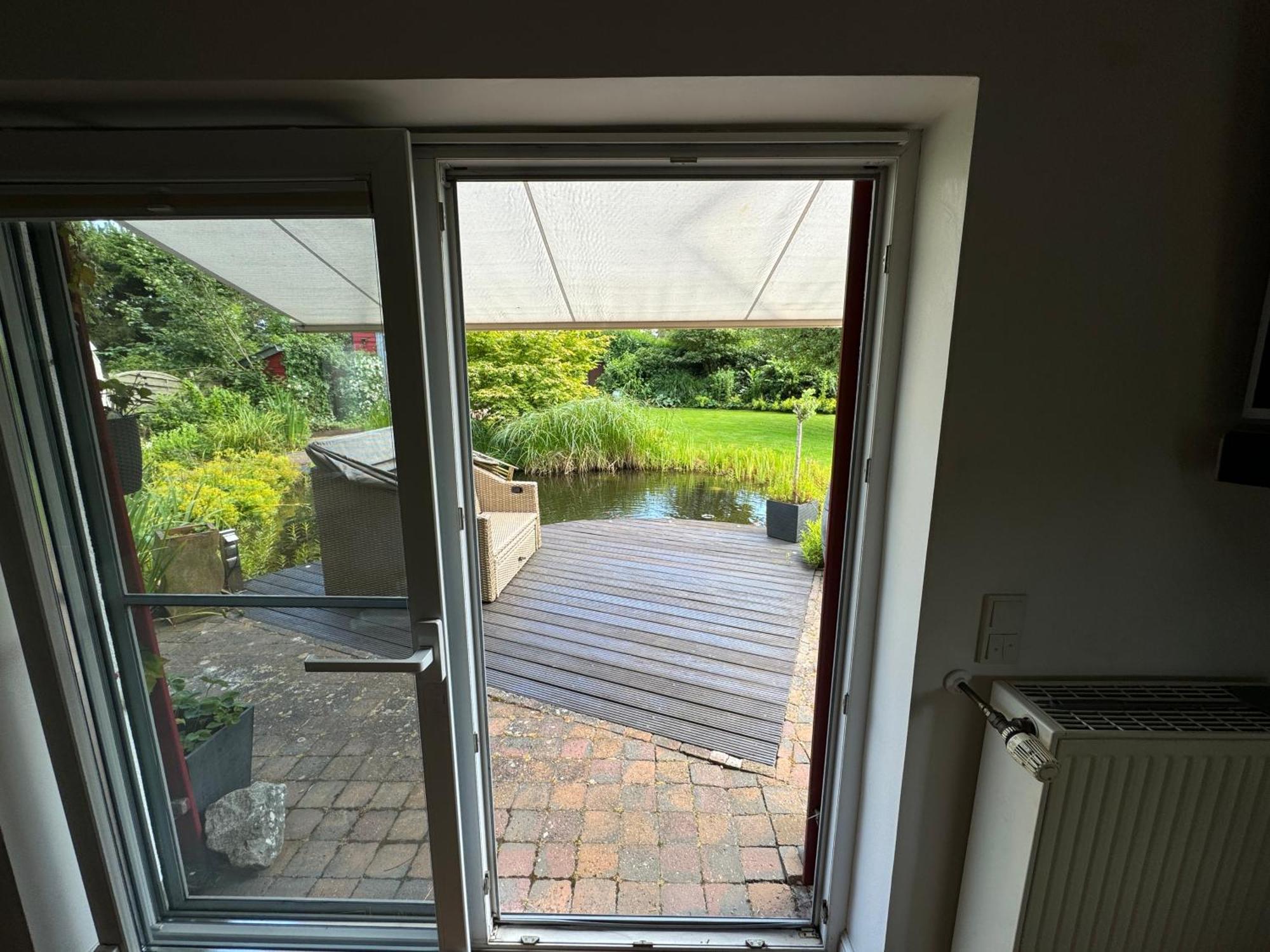 Luxurioeses Ferienhaus Am Ems Jade Kanal Sande Buitenkant foto