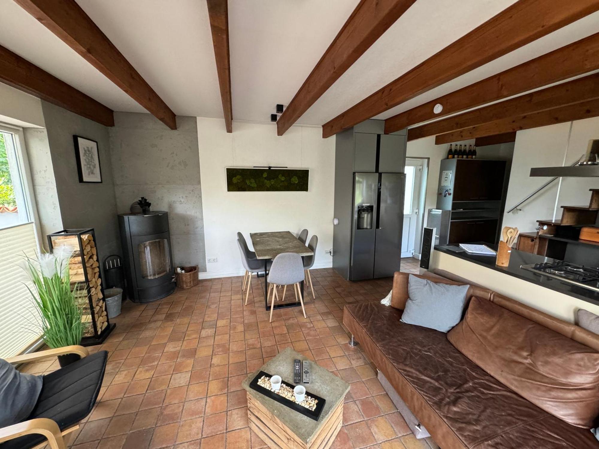 Luxurioeses Ferienhaus Am Ems Jade Kanal Sande Buitenkant foto
