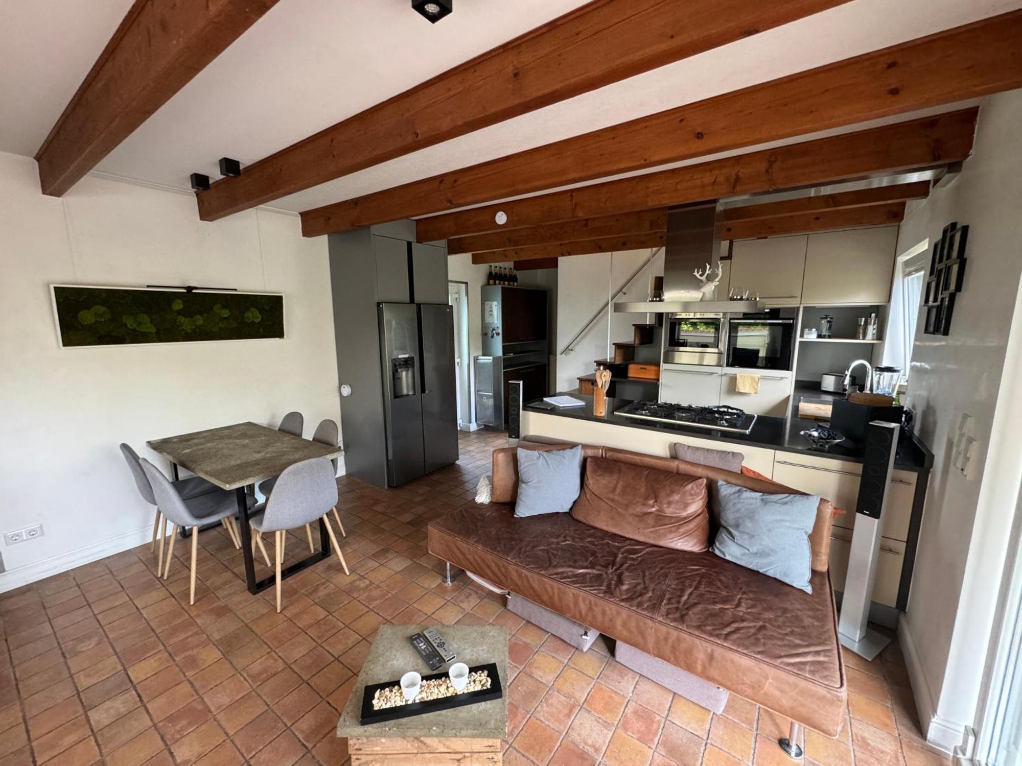 Luxurioeses Ferienhaus Am Ems Jade Kanal Sande Buitenkant foto